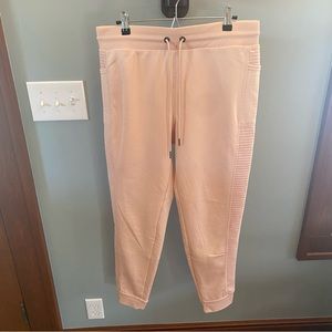 The Sweatshirt Project light Pink Fitted Joggers- SZ L